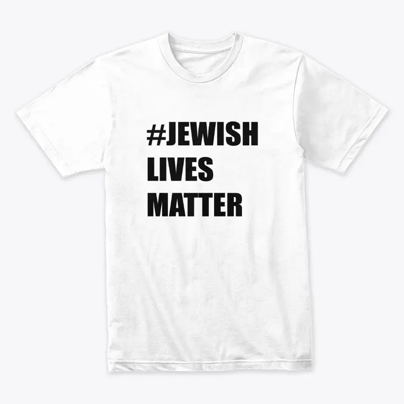 Jewish Lives Matter (Black Text)