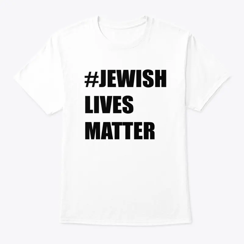 Jewish Lives Matter (Black Text)