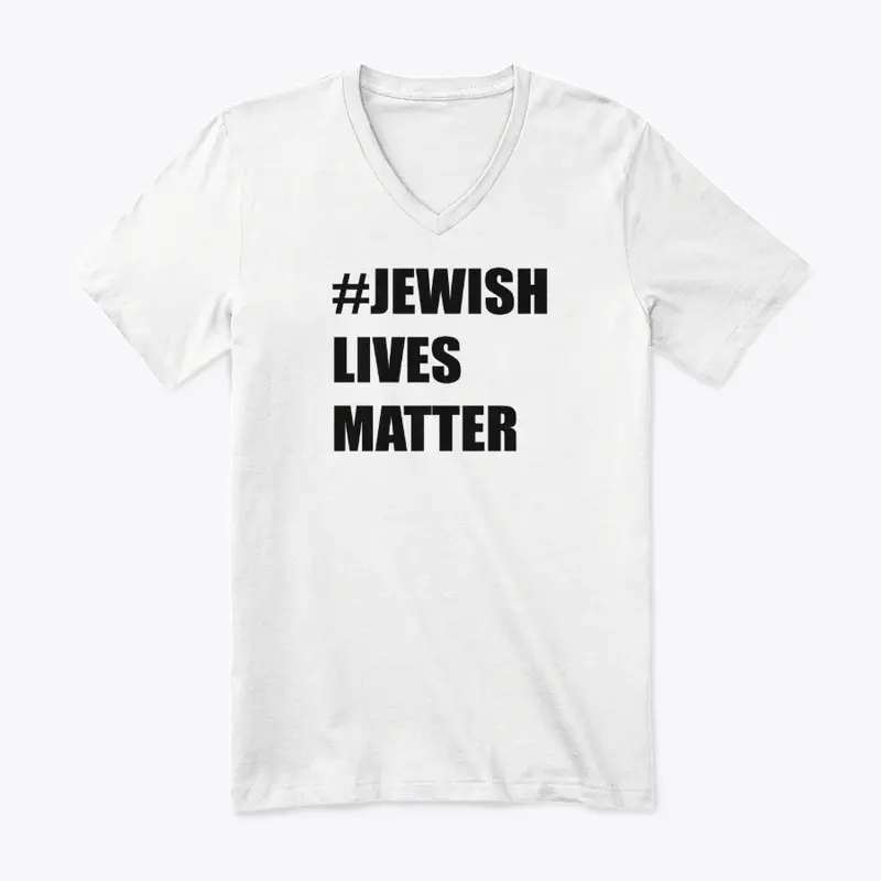 Jewish Lives Matter (Black Text)